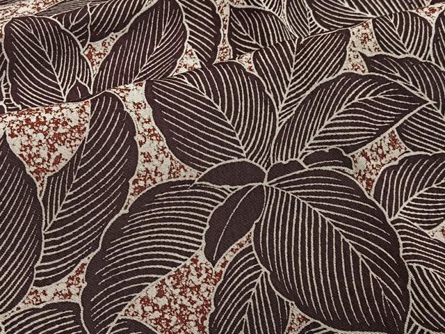 平和屋着物＃道行コート　草花文　たたき染め　正絹　逸品　CABE4931ua