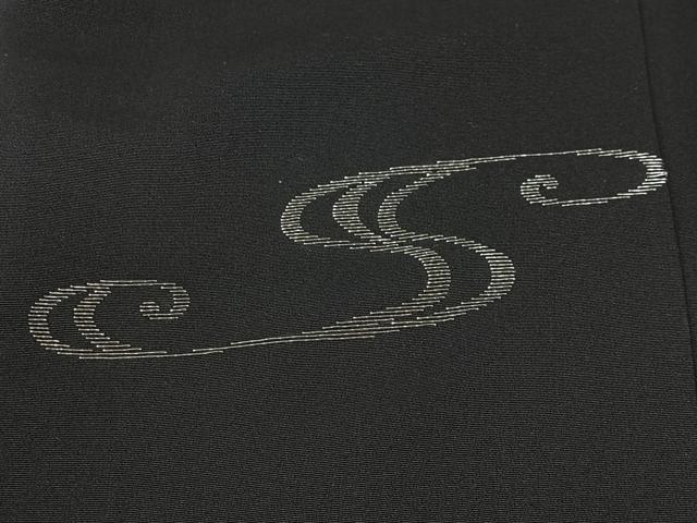 平和屋着物∞羽織　総刺繍　流水鴛鴦文　黒地　正絹　逸品　未使用　CABE4944ua