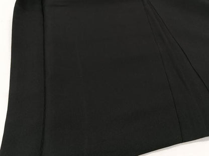 平和屋着物∞男性　羽織　黒紋付　羽裏：人物風景文　正絹　逸品　CABE4966ua