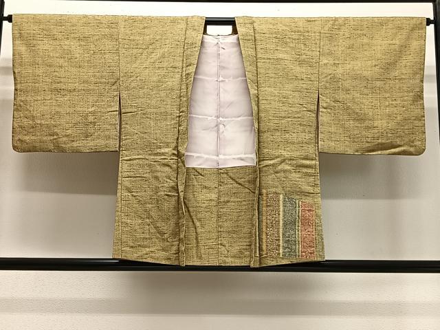 平和屋着物∞羽織　紬地　花間道　正絹　逸品　CABE4977ua