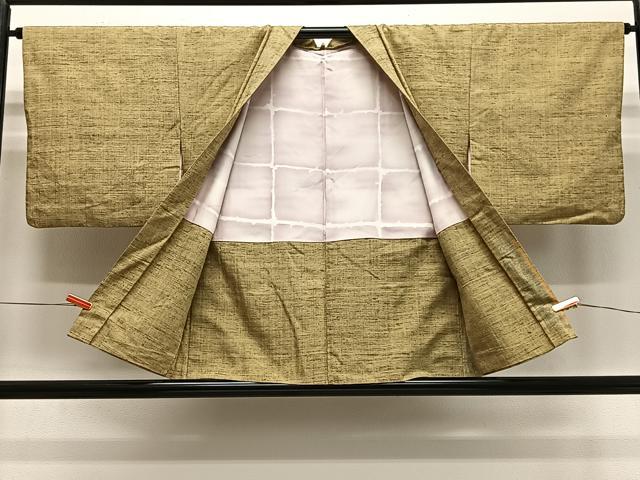 平和屋着物∞羽織　紬地　花間道　正絹　逸品　CABE4977ua