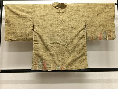 平和屋着物∞羽織　紬地　花間道　正絹　逸品　CABE4977ua