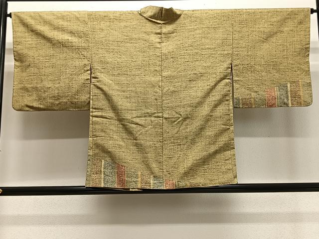 平和屋着物∞羽織　紬地　花間道　正絹　逸品　CABE4977ua