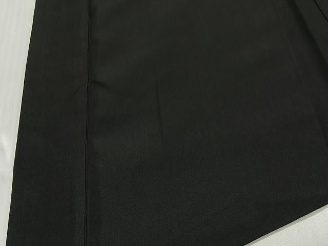 平和屋着物∞男性　長羽織　黒紋付　正絹　逸品　CABE4980ua