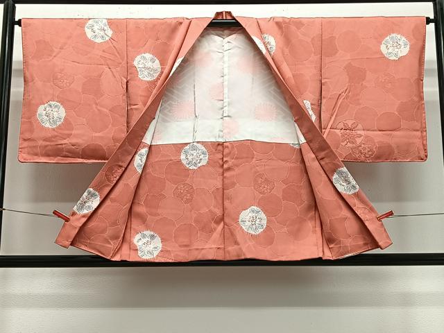 平和屋着物＃羽織　絞り　地紋起こし　花丸文　正絹　逸品　未使用　CABE5016ua