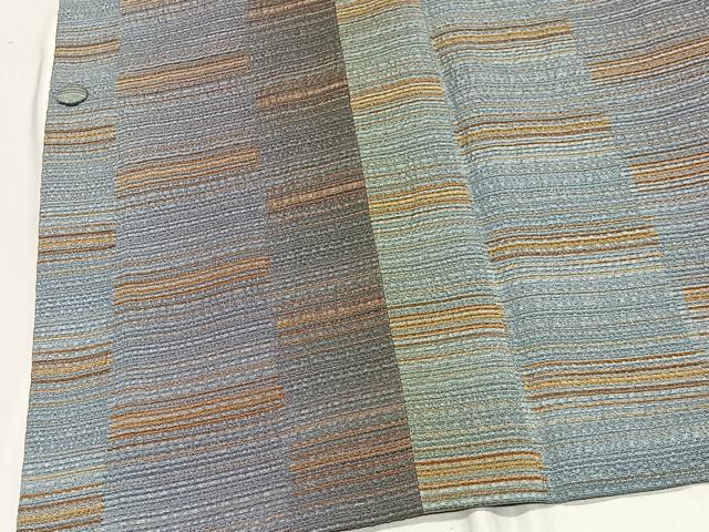 平和屋着物＃道行コート　変わり横段文　正絹　逸品　CABE5021ua