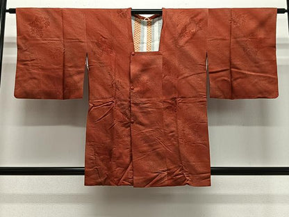 平和屋着物＃道行コート　斜線文　暈し染め　正絹　逸品　CABE5024ua