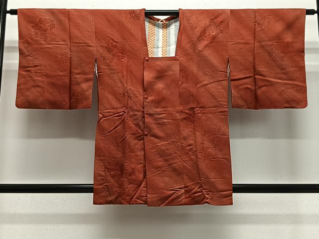 平和屋着物＃道行コート　斜線文　暈し染め　正絹　逸品　CABE5024ua