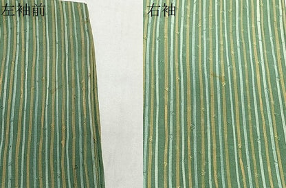 平和屋着物＃羽織　ろうけつ染　縞　正絹　逸品　CABE5070ua