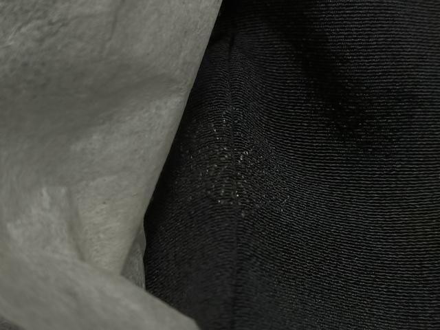 平和屋着物＃羽織　寿光織　草花文　黒地　金銀糸　正絹　逸品　未使用　CABE5078ua