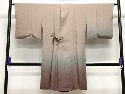 平和屋着物∞道中着　霞文　ロング丈　正絹　逸品　CABE5095ua