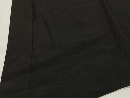 平和屋着物∞男性　長羽織　黒紋付　羽裏：風景文　正絹　逸品　CABE5105ua