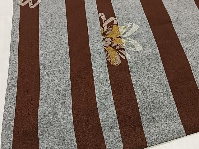 平和屋着物∞道行コート　舞花文　正絹　逸品　CABE5117ua