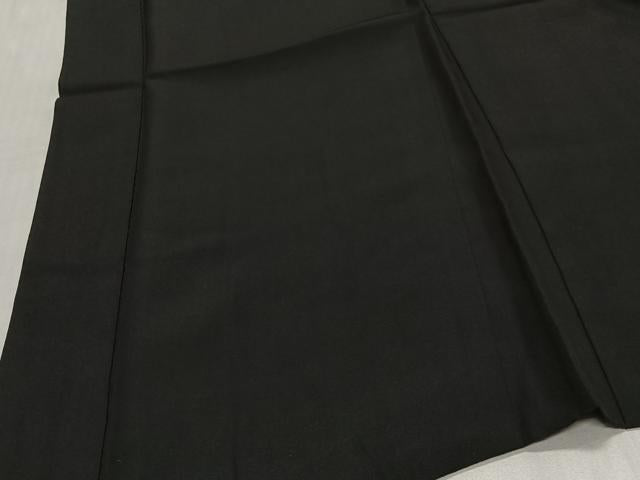 平和屋着物∞男性　長羽織　黒紋付　正絹　逸品　CABE5124ua