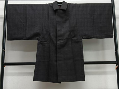 平和屋着物∞男性　和装コート　角袖　霞文　CABE5137ua