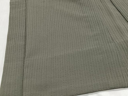 平和屋着物＃羽織　単衣　縞地紋　岩井茶色　正絹　逸品　CABE5154ua