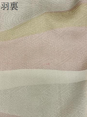 平和屋着物＃羽織　駒刺繍　光琳菊　黒地　金糸　正絹　逸品　CABE5163ua