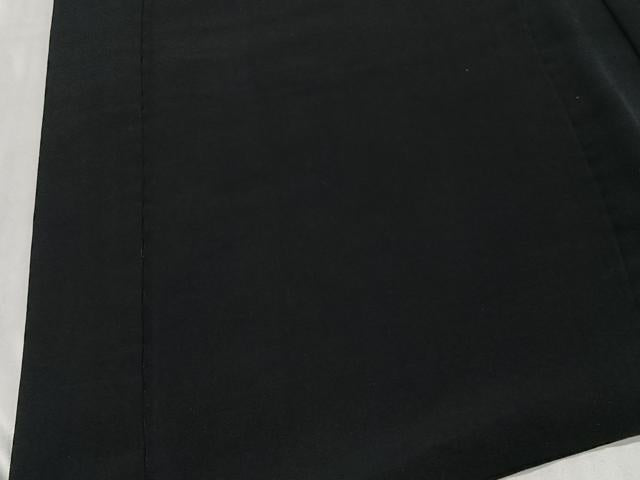 平和屋着物＃羽織　寿光織　流水文　黒地　正絹　逸品　CABE5172ua