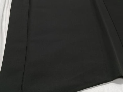 平和屋着物＃羽織　駒刺繍　光琳菊　黒地　金彩　正絹　逸品　CABE5178ua