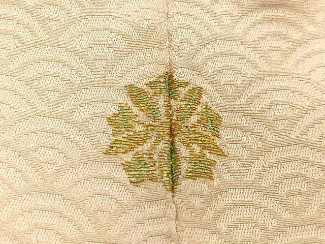 平和屋着物＃羽織　枝花文　正絹　逸品　CABE5186ua