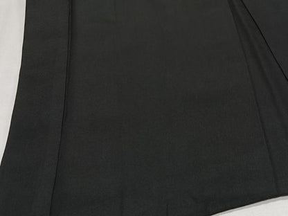 平和屋着物＃男性　羽織　黒紋付　黒地　正絹　逸品　CABE5189ua