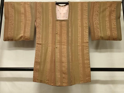 平和屋着物＃染色家 岩浅公展　道行コート　枝花間道　伊と幸　ますいわ屋扱い　反端付き　正絹　逸品　CABE5205in