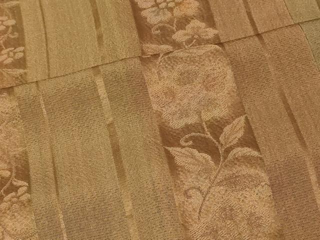 平和屋着物＃染色家 岩浅公展　道行コート　枝花間道　伊と幸　ますいわ屋扱い　反端付き　正絹　逸品　CABE5205in