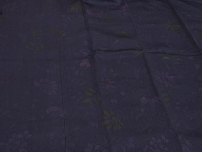 平和屋着物＃道行コート　草花文　正絹　逸品　CABE5309in