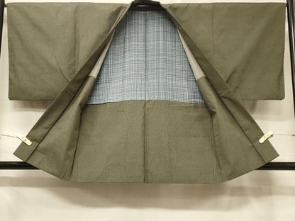 平和屋着物＃男性　本場大島紬　薩摩結城　羽織　霞文　正絹　逸品　CABE5315in