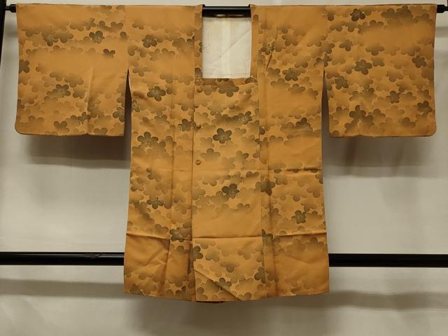 平和屋着物＃道行コート　舞梅文　暈し染め　金彩　正絹　逸品　CABE5318in