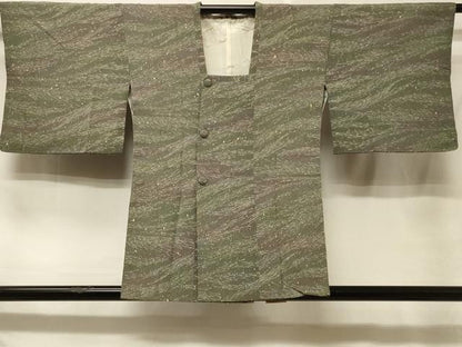 平和屋着物＃道行コート　霞文　暈し染め　正絹　逸品　CABE5332in