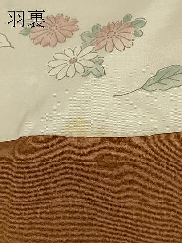 平和屋着物＃羽織　地紋起こし　亀甲花文　暈し染め　正絹　逸品　CABE5350in