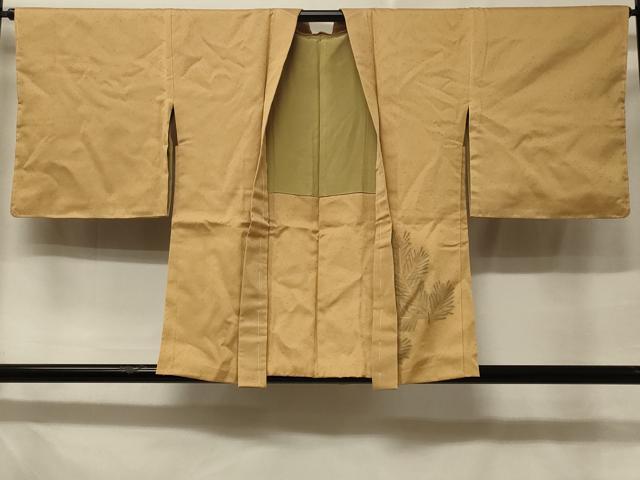 平和屋着物＃羽織　松葉文　正絹　逸品　未使用　CABE5358in