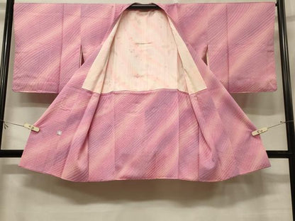 平和屋着物＃道行コート　流線文　暈し染め　鈴乃屋扱い　正絹　逸品　未使用　CABE5362in