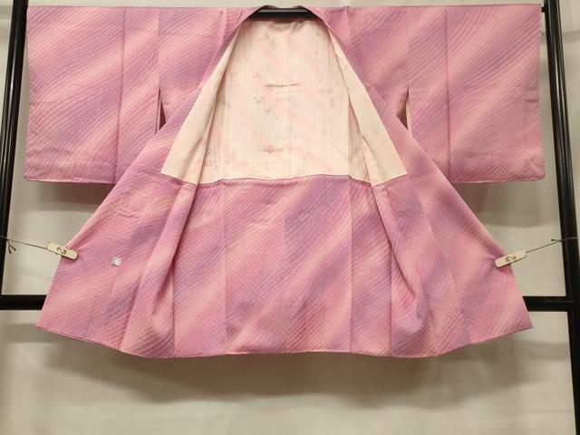 平和屋着物＃道行コート　流線文　暈し染め　鈴乃屋扱い　正絹　逸品　未使用　CABE5362in