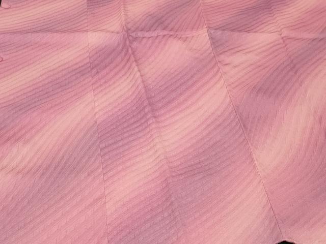 平和屋着物＃道行コート　流線文　暈し染め　鈴乃屋扱い　正絹　逸品　未使用　CABE5362in