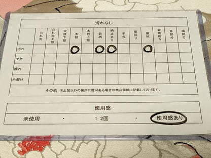 平和屋着物◎六通柄袋帯 牡丹 銀糸 引箔 正絹 逸品 CABE5405in