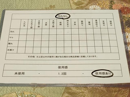 平和屋着物◎六通柄袋帯 唐織 鳳凰花丸文 金糸 正絹 逸品 CABE5409in