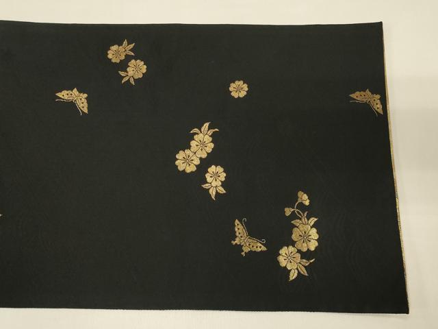 平和屋着物◎全通柄袋帯 流線文 金糸 正絹 逸品 CABE5414in