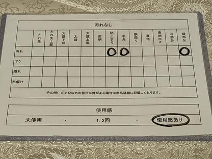 平和屋着物◎六通柄袋帯 唐織 吉祥裂取更紗文 銀糸 正絹 逸品 CABE5416in