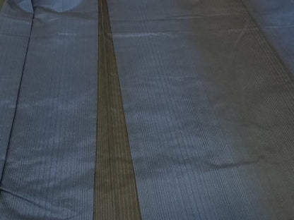 平和屋着物＃本場縞大島紬　羽織　間道　正絹　逸品　未使用　CABE5434in