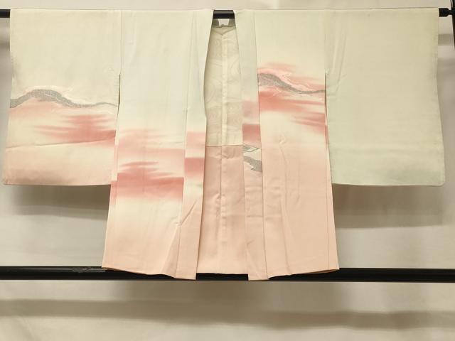 平和屋着物＃羽織 流水文 暈し染め 金銀糸 正絹 逸品 CABE5436in