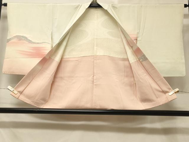 平和屋着物＃羽織 流水文 暈し染め 金銀糸 正絹 逸品 CABE5436in