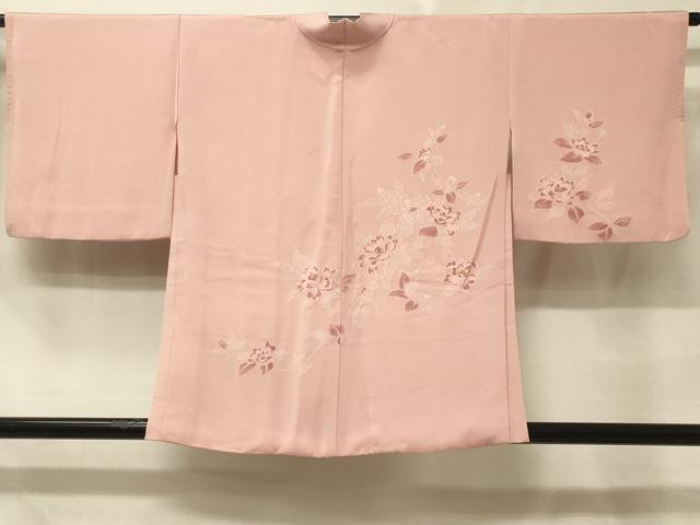 平和屋着物＃羽織 草花文 銀糸 正絹 逸品 CABE5439in