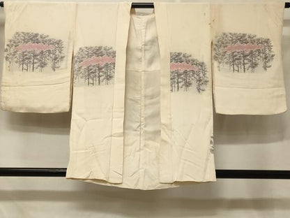 平和屋着物＃羽織 寿光織 風景文 正絹 逸品 CABE5443in