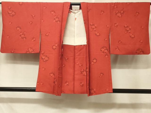 平和屋着物＃羽織 草花文 正絹 逸品 CABE5446in