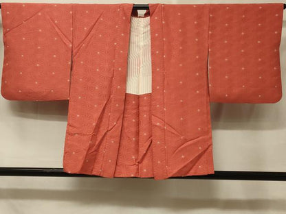 平和屋着物＃羽織 絞り 麻の葉地紋 正絹 逸品 CABE5448in
