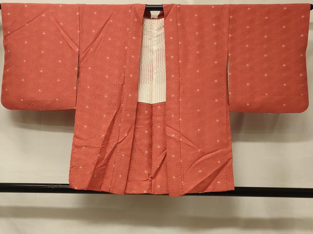 平和屋着物＃羽織 絞り 麻の葉地紋 正絹 逸品 CABE5448in