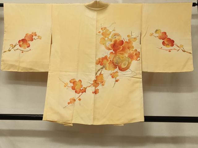 平和屋着物＃羽織 鼓枝梅文 暈し染め 正絹 逸品 未使用 CABE5449in