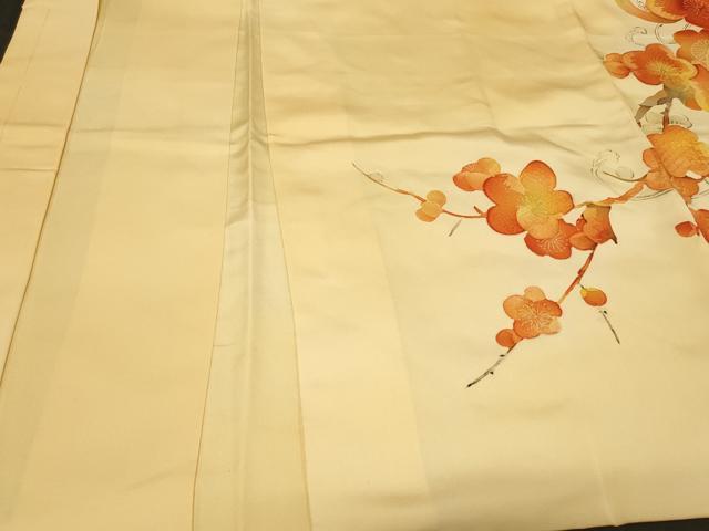 平和屋着物＃羽織 鼓枝梅文 暈し染め 正絹 逸品 未使用 CABE5449in